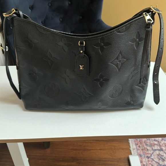 Louis Vuitton Handbags - Louis Vuitton Black Empreinte Leather Shoulder Bag